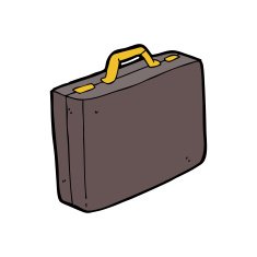 cartoon briefcase N2