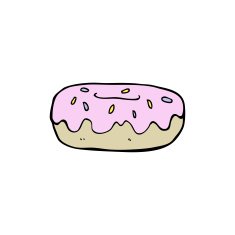 cartoon donuts