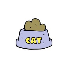 Cartoon Cat Food N7