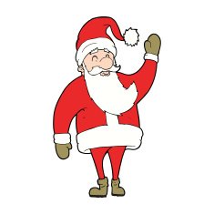 Cartoon Santa Claus N24