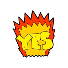 cartoon yes symbol N2