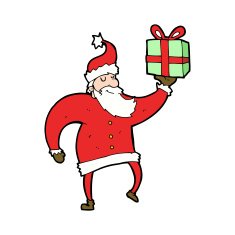 Cartoon Santa Claus N25