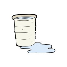 cartoon office water cup N2