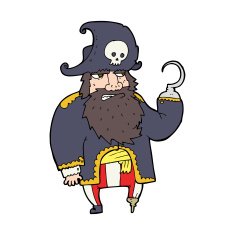 Cartoon Pirate N19