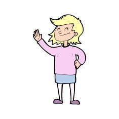 Cartoon Woman N14