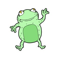 Cartoon Frog N33