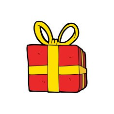 cartoon present N3