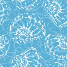 Shell seamless pattern N4