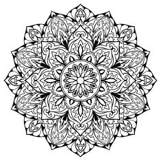 Circular element of decor