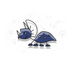 Dinosaur funny sketch for your design N11