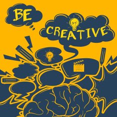 Inspiration poster with picture text