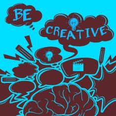 Inspiration poster with text