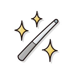 magic wand doodle