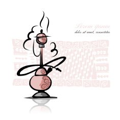 Hookah sketch for your design N3