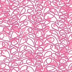 Vector seamless pattern of colored vines