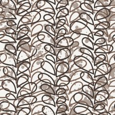 Vector seamless pattern of colored vines N2