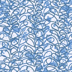 Vector seamless pattern of colored vines N4
