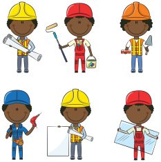African-American Construction Workers