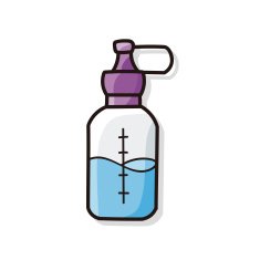water bottle doodle N4