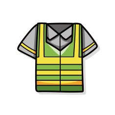 Reflective vests doodle