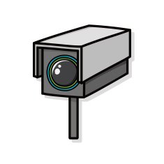 Surveillance cameras doodle