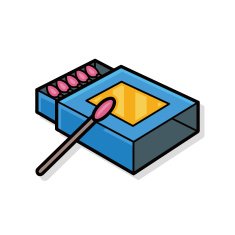 Matches doodle