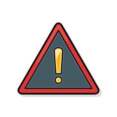 warning sign doodle