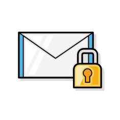 security mail doodle