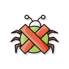 computer bug doodle