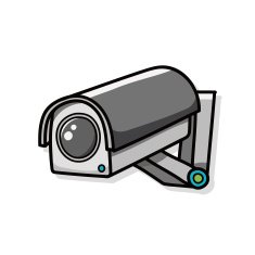 Surveillance cameras doodle N4