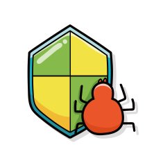 computer bug doodle N3