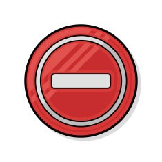 warning sign doodle N2