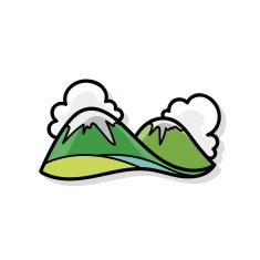 mountain doodle