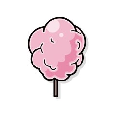 Cotton candy doodle