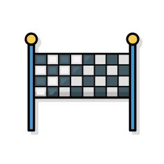 finish line doodle