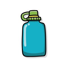 water bottle doodle N6
