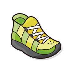 Running shoes doodle N2