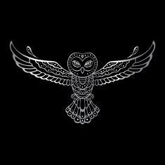 Owl Tribal pattern N4