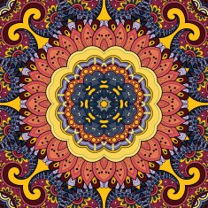 Vector Seamless Abstract Tribal Pattern N11