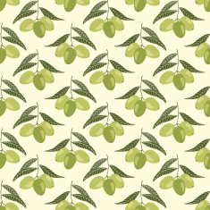 seamless vector pattern with olives N2