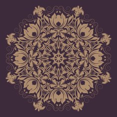 Vector rosette ornament