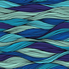 Seamless pattern with abstract waves N6
