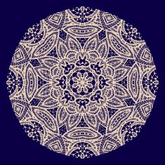 Vector rosette ornament N5