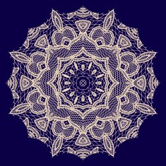 Vector rosette ornament N6