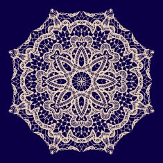 Vector rosette ornament N8