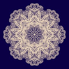 Vector rosette ornament N9