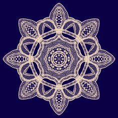 Vector rosette ornament N12