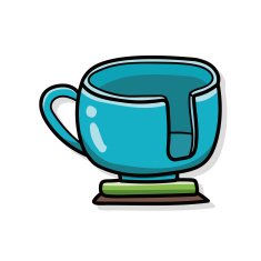 amusement park coffee-cup doodle N2