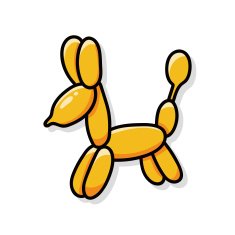 balloon dog doodle N2