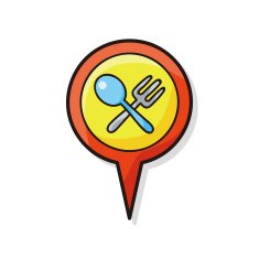 GPS diner doodle